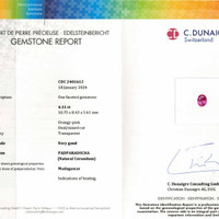 4.11 Ct. Pink Sapphire from Madagascar Scan Report