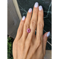 4.11 Ct. Pink Sapphire from Madagascar Life Style