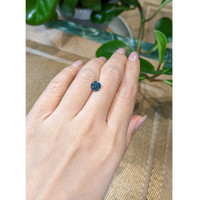 1.56 Ct. Greenish Blue Sapphire from Montana Life Style