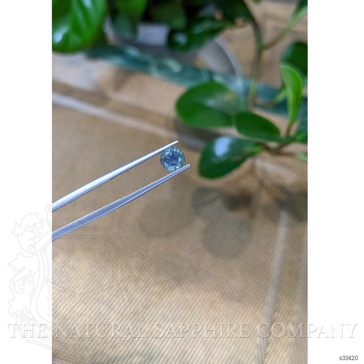 1.16 Ct. Greenish Blue Sapphire from Montana