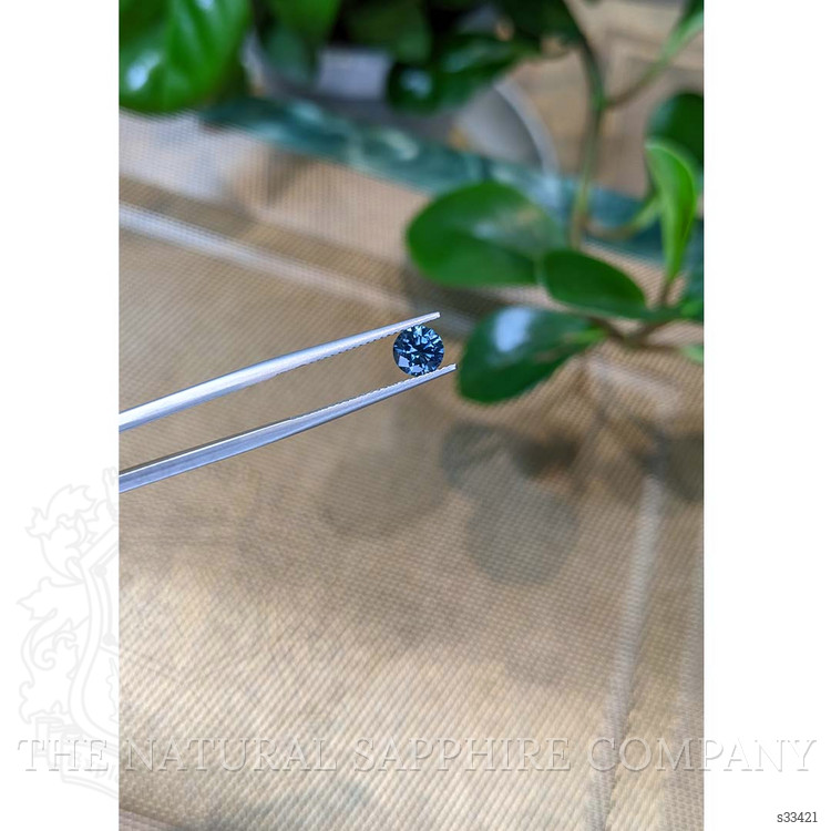 1.06 Ct. Greenish Blue Sapphire from Montana