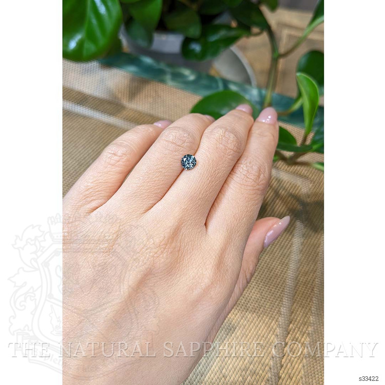0.84 Ct. Greenish Blue Sapphire from Montana