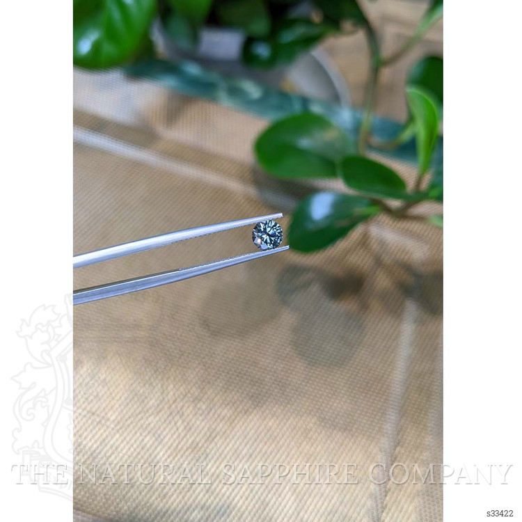 0.84 Ct. Greenish Blue Sapphire from Montana