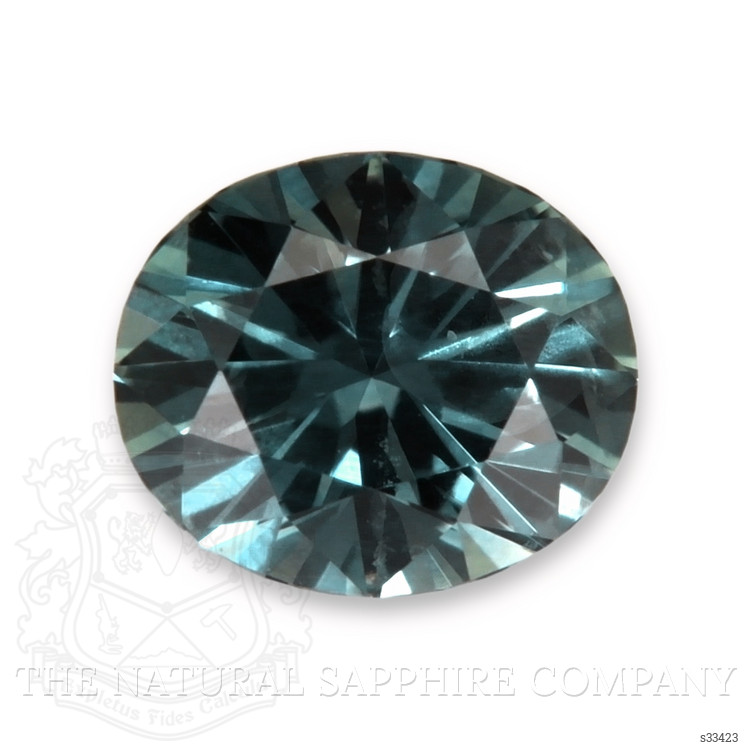 0.68 Ct. Bluish Green Sapphire from Montana