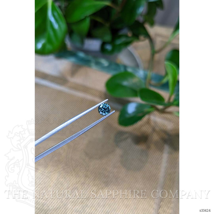 0.97 Ct. Bluish Green Sapphire from Montana