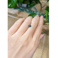 0.97 Ct. Bluish Green Sapphire from Montana Life Style