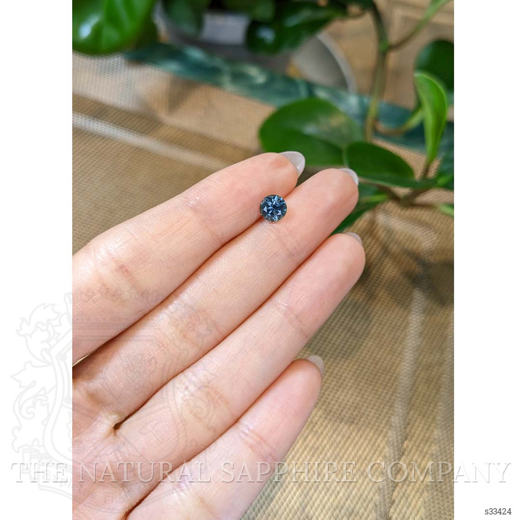0.97 Ct. Bluish Green Sapphire from Montana