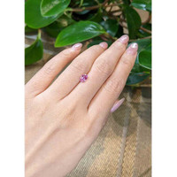 1.23 Ct. Pink Sapphire from Ceylon (Sri Lanka) Life Style