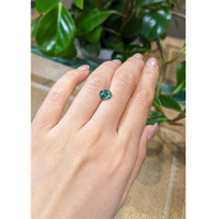 1.43 Ct. Bluish Green Sapphire from Montana Life Style