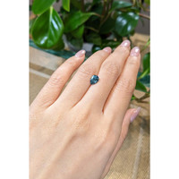 1.31 Ct. Greenish Blue Sapphire from Montana Life Style