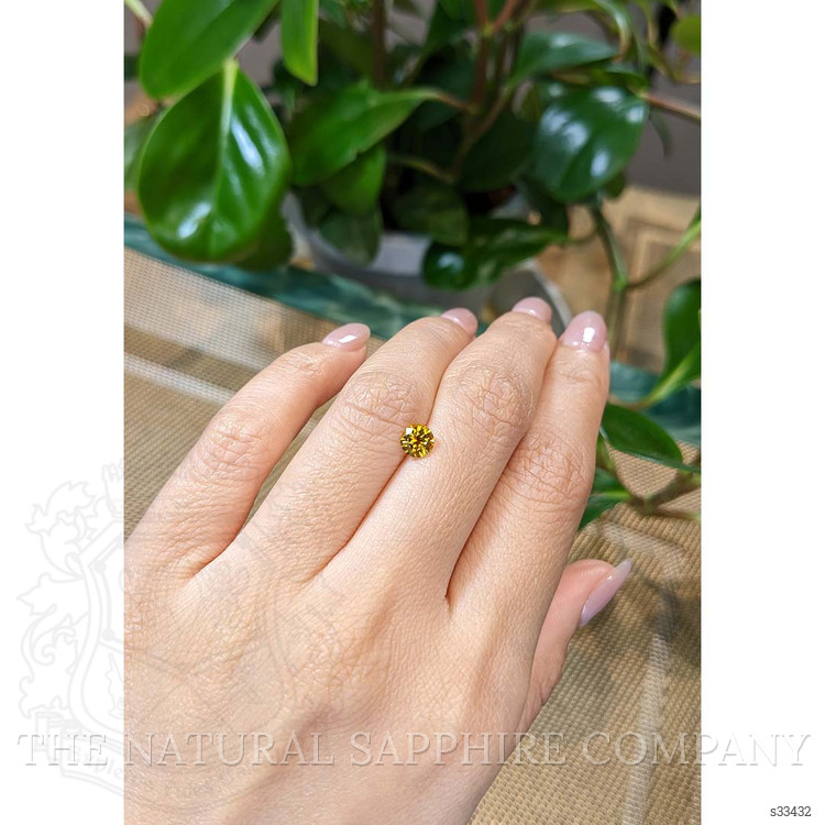 0.73 Ct. Yellow Sapphire from Montana