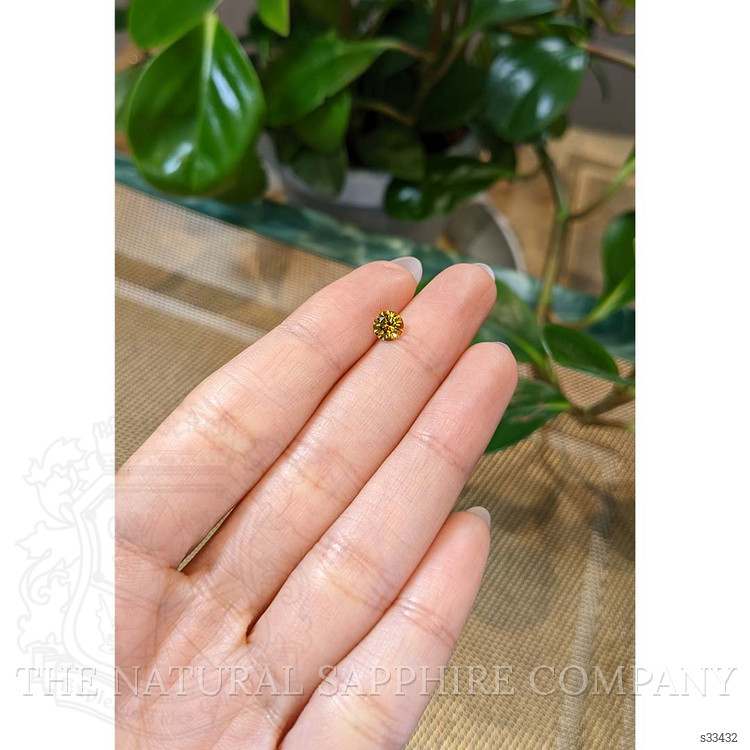 0.73 Ct. Yellow Sapphire from Montana