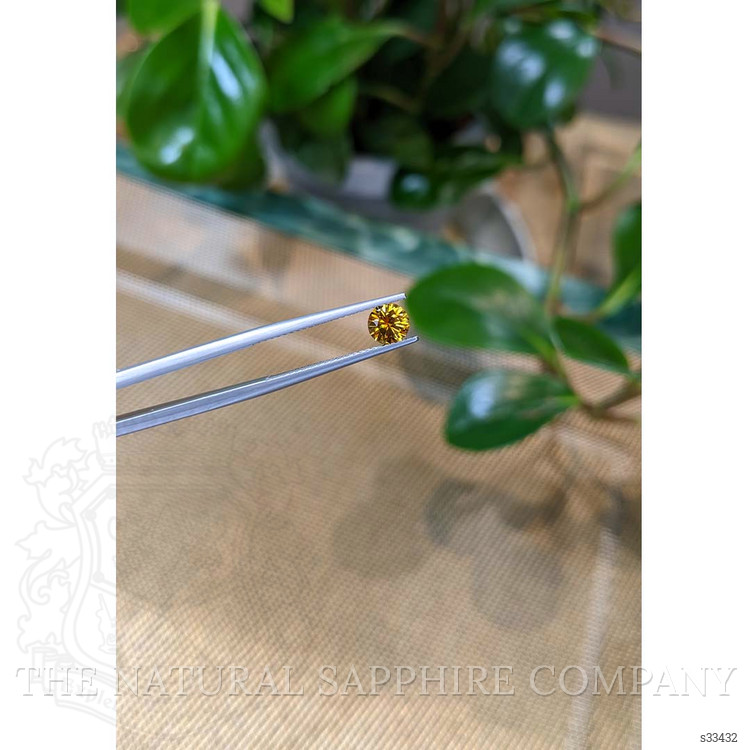 0.73 Ct. Yellow Sapphire from Montana