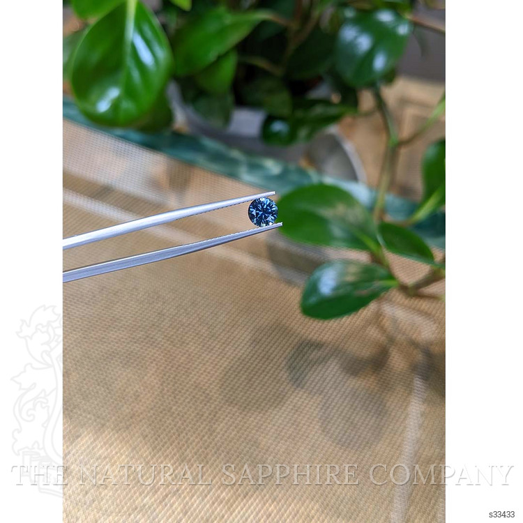 1.01 Ct. Greenish Blue Sapphire from Montana