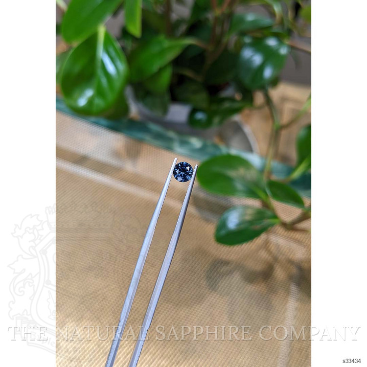 0.81 Ct. Greenish Blue Sapphire from Montana