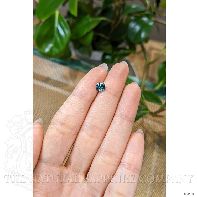 1.02 Ct. Bluish Green Sapphire from Montana