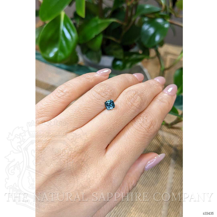 1.02 Ct. Bluish Green Sapphire from Montana