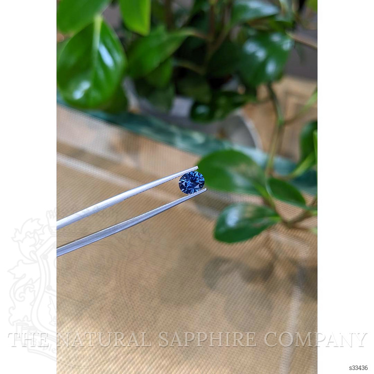 1.21 Ct. Greenish Blue Sapphire from Montana