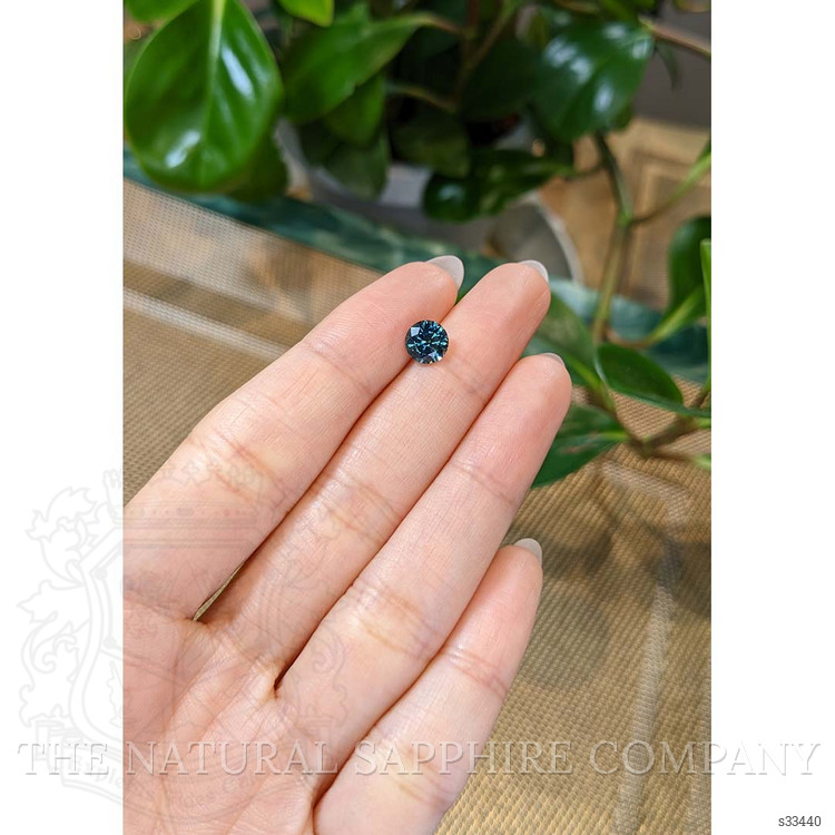 1.47 Ct. Bluish Green Sapphire from Montana