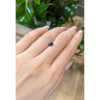 0.78 Ct. Bluish Green Sapphire from Montana Life Style