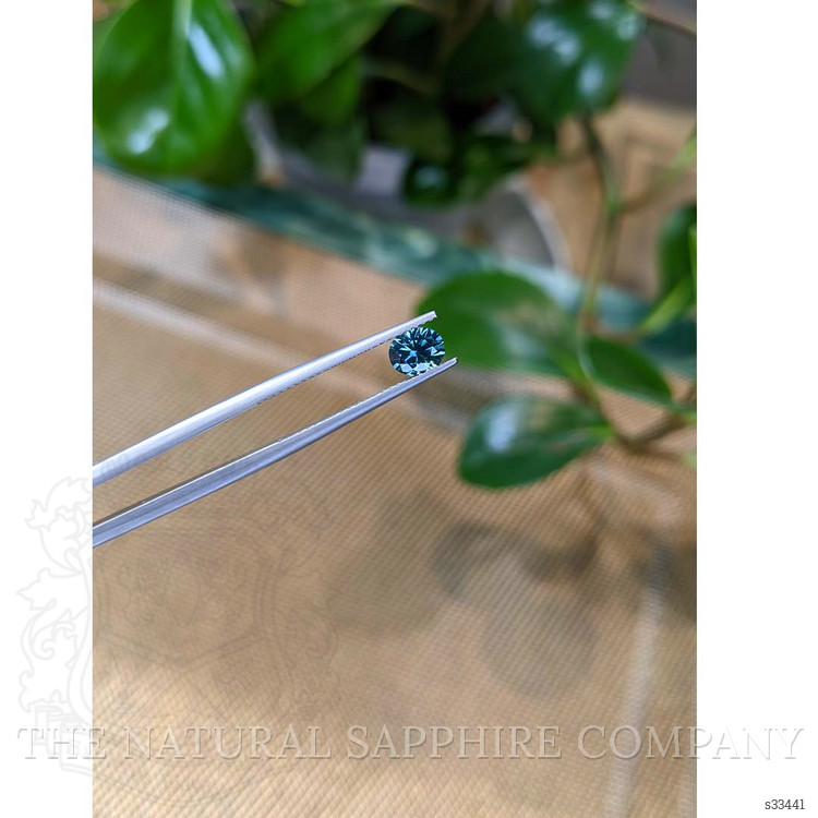 0.78 Ct. Bluish Green Sapphire from Montana