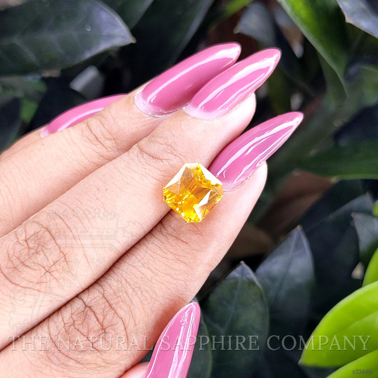 5.10 Ct. Yellow Sapphire from Ceylon (Sri Lanka)