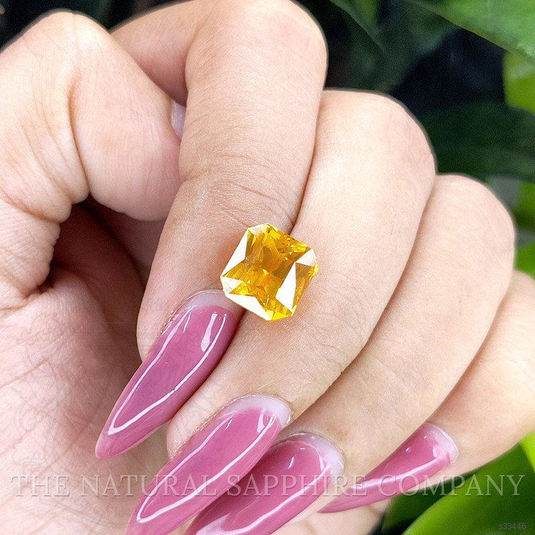5.10 Ct. Yellow Sapphire from Ceylon (Sri Lanka)