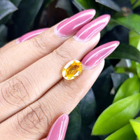 3.03 Ct. Yellow Sapphire from Ceylon (Sri Lanka) Life Style