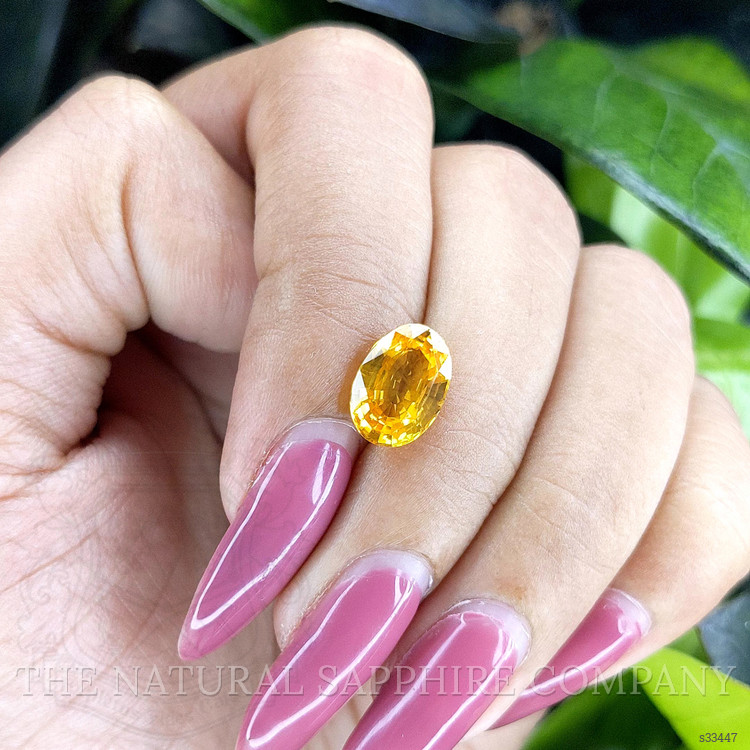 3.03 Ct. Yellow Sapphire from Ceylon (Sri Lanka)