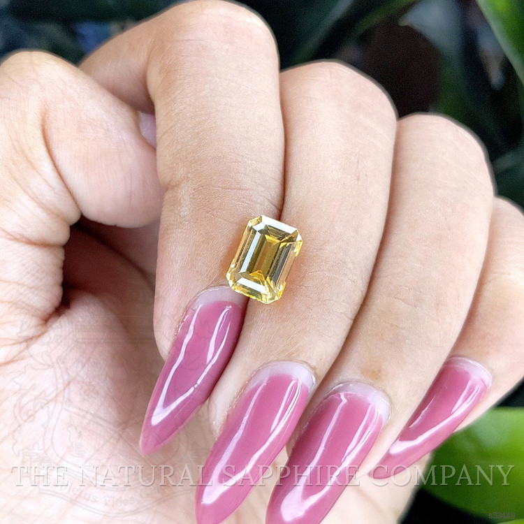 3.51 Ct. Yellow Sapphire from Ceylon (Sri Lanka)