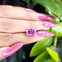 3.51 Ct. Pinkish Purple Sapphire from Madagascar Life Style