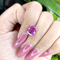 3.51 Ct. Pinkish Purple Sapphire from Madagascar Life Style