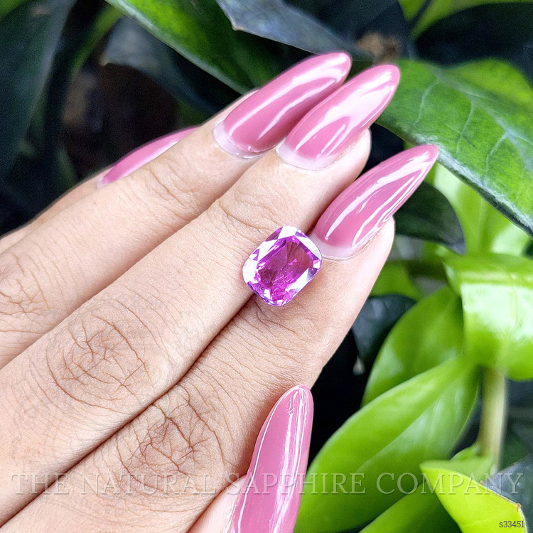 3.51 Ct. Pinkish Purple Sapphire from Madagascar