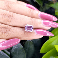 4.16 Ct. Purple Sapphire from Madagascar Life Style