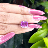 4.03 Ct. Purple Sapphire from Madagascar Life Style