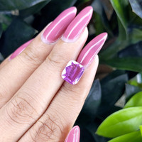 4.03 Ct. Purple Sapphire from Madagascar Life Style