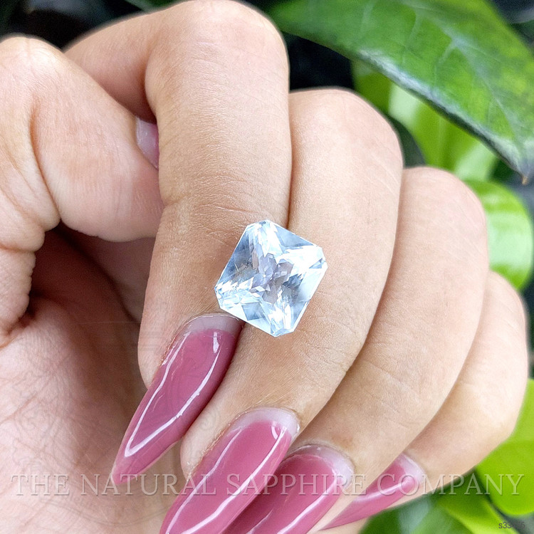 6.12 Ct. White Sapphire from Ceylon (Sri Lanka)