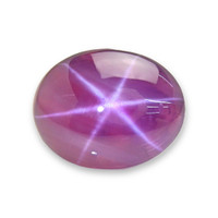 4.78 Ct. Pinkish Purple Star Sapphire from Ceylon (Sri Lanka) Video