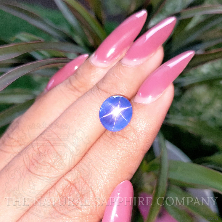 5.37 Ct. Blue Star Sapphire from Ceylon (Sri Lanka)