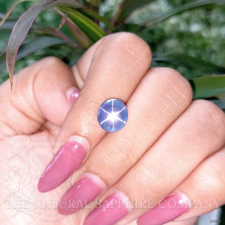 6.12 Ct. Blue Star Sapphire from Ceylon (Sri Lanka)