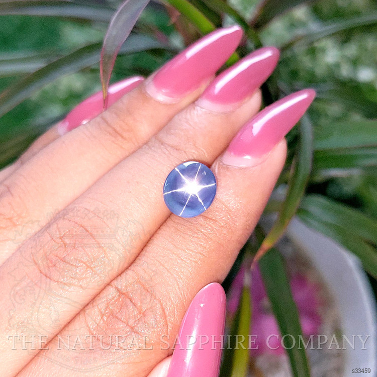 6.12 Ct. Blue Star Sapphire from Ceylon (Sri Lanka)