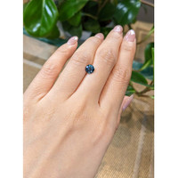 1.21 Ct. Bluish Green Sapphire from Montana Life Style