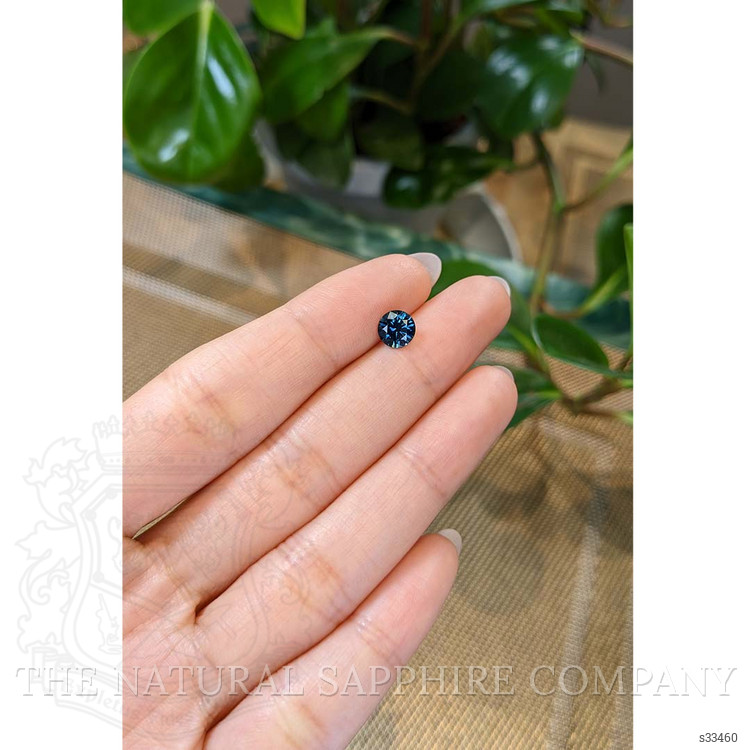 1.21 Ct. Bluish Green Sapphire from Montana