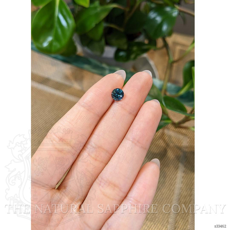 1.32 Ct. Bluish Green Sapphire from Montana