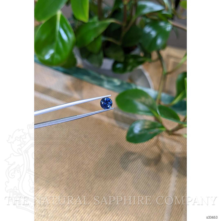 1.29 Ct. Greenish Blue Sapphire from Montana