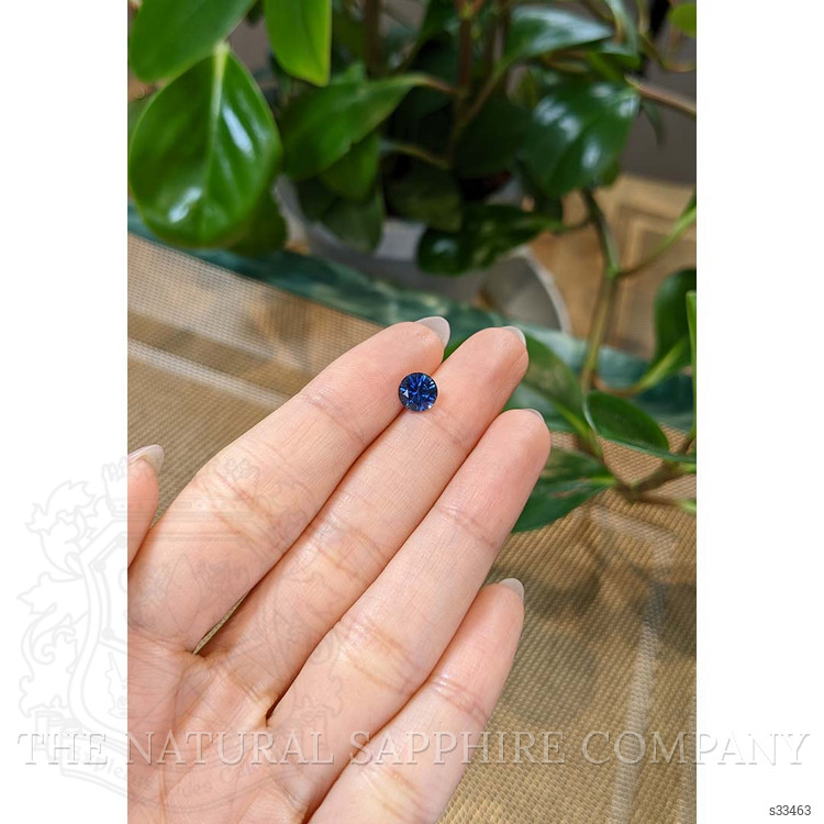 1.29 Ct. Greenish Blue Sapphire from Montana