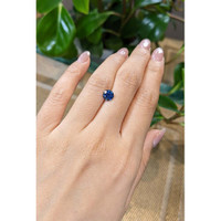 1.29 Ct. Greenish Blue Sapphire from Montana Life Style