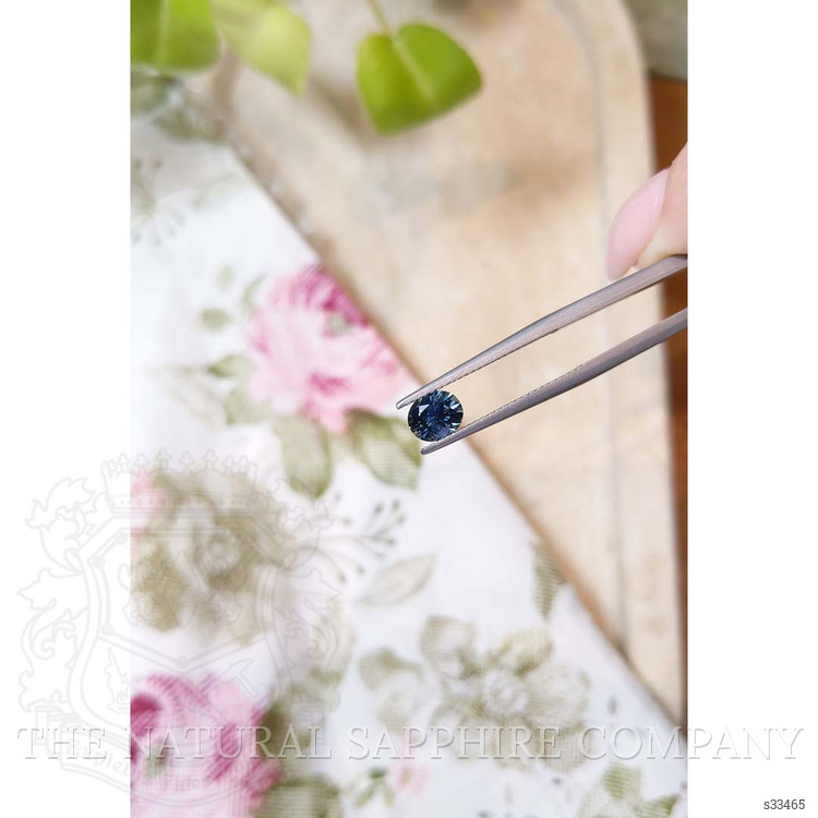 1.02 Ct. Greenish Blue Sapphire from Montana