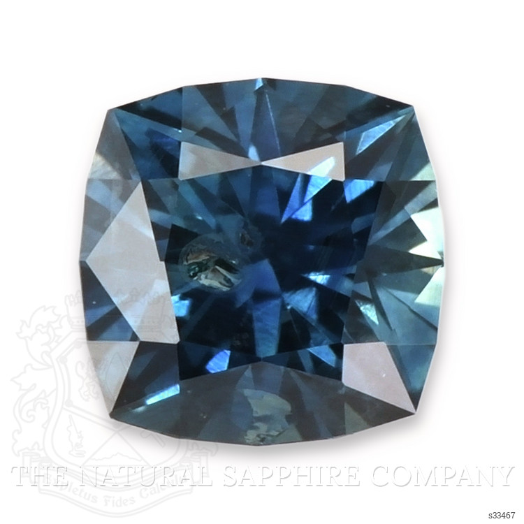 1.43 Ct. Greenish Blue Sapphire from Montana