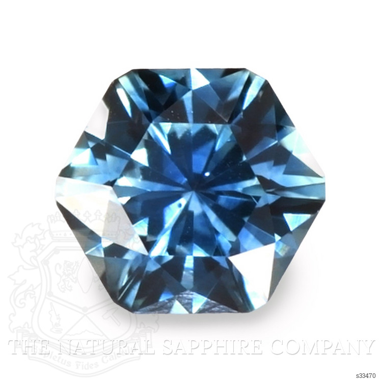 0.92 Ct. Greenish Blue Sapphire from Montana